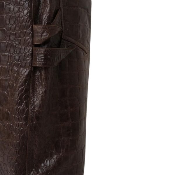 SAKS POTTS SCARLETT PANTS BROWN CROCO - Image 7