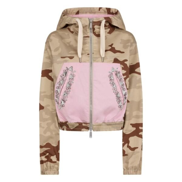 DSQUARED2 DIAMONDS CAMOU HOODIE JACKET