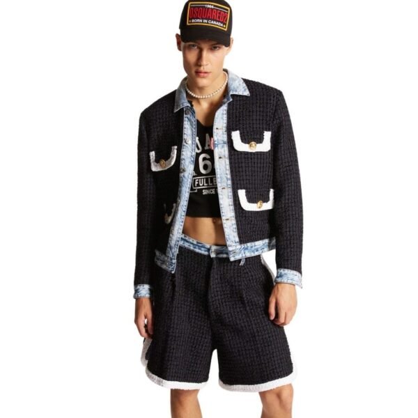 DSQUARED2 BOUCLÈ DAN JEAN JACKET - Image 3