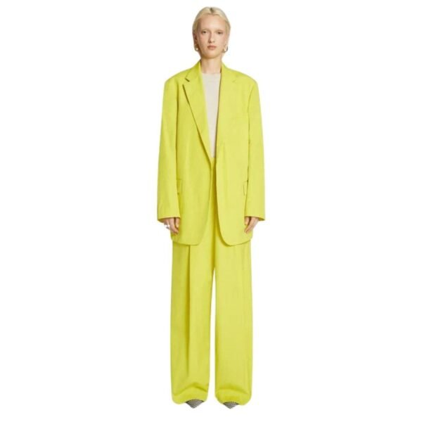 DRIES VAN NOTEN OVERSIZED BLAZER LIME - Image 4