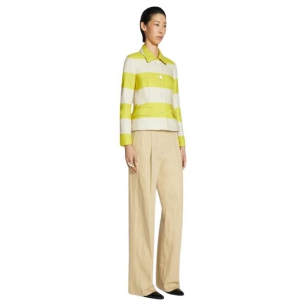 DRIES VAN NOTEN TIGHT FIT JACKET LIME - Image 4