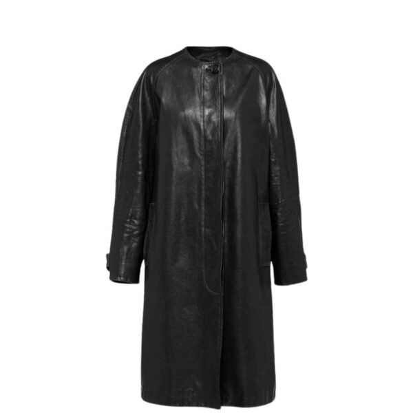 PRADA LEATHER COAT