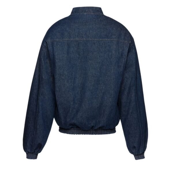 MAGDA BUTRYM OLD SCHOOL DENIM BOMBER JACKET IN INDIGO - Image 2