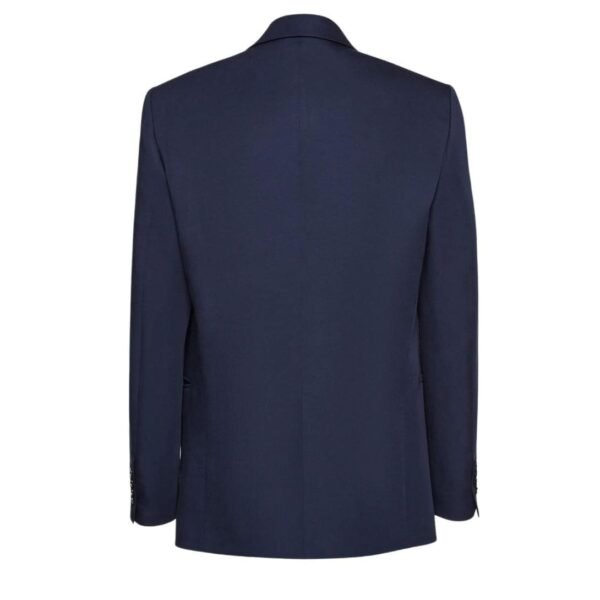 MAGDA BUTRYM CLASSIC OVERSIZED CUPRO BLAZER IN NAVY - Image 2