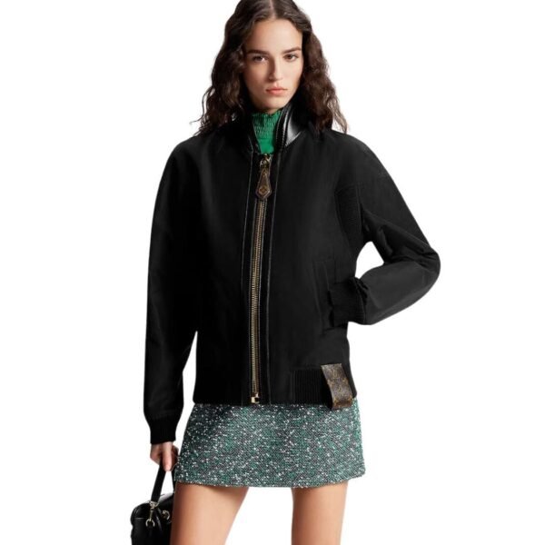 LOUIS VUITTON LEATHER ACCENT PARKA - Image 2