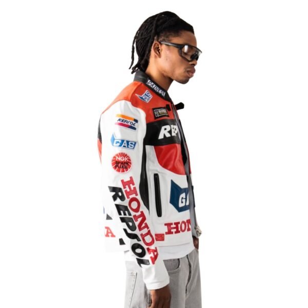 Honda Racing Leather Jacket - Image 5