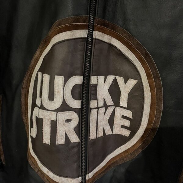 Lucky Strike Racing Leather Jacket - Image 4