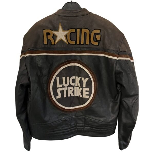 Lucky Strike Racing Leather Jacket - Image 2