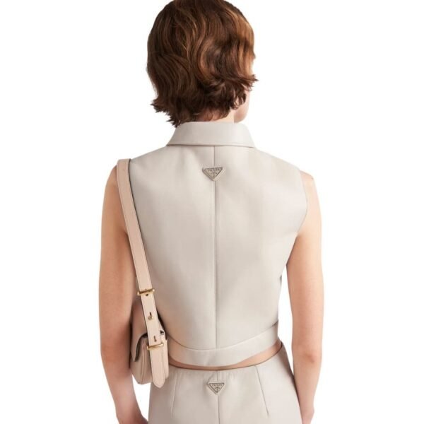 PRADA STRETCH NAPPA LEATHER VEST - Image 5