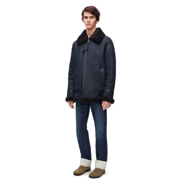 LOEWE ANAGRAM JACKET IN SHEARLING - Image 5