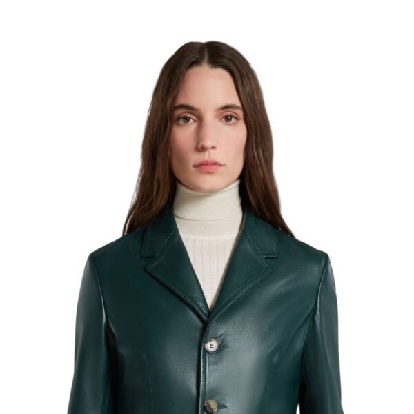 MARNI GREEN LEATHER JACKET - Image 5