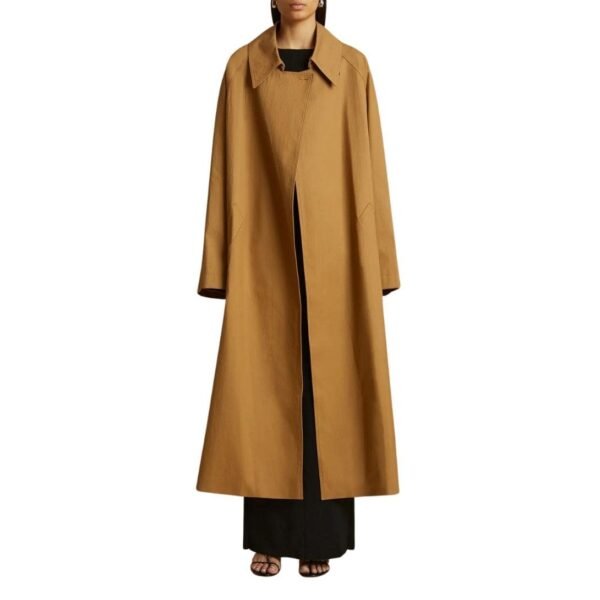 KHAITE THE MINNIE COAT IN KHAKI