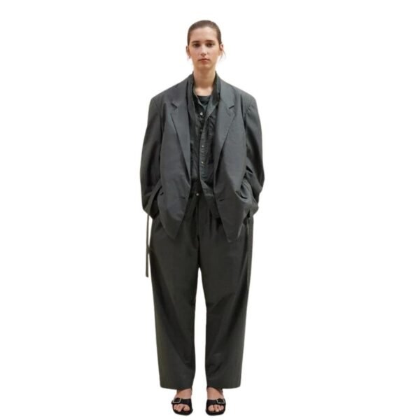 LEMAIRE BELTED LIGHT TAILORED JACKET - Image 4