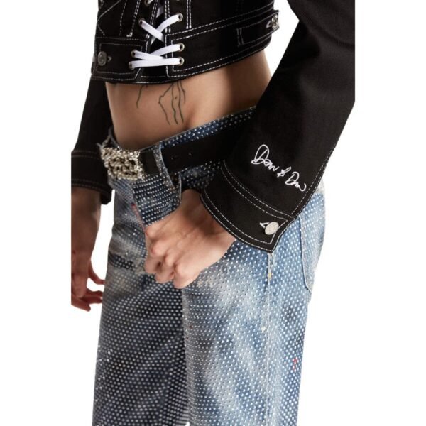 DSQUARED2 DENIM BONDAGE BABY JACKET - Image 5