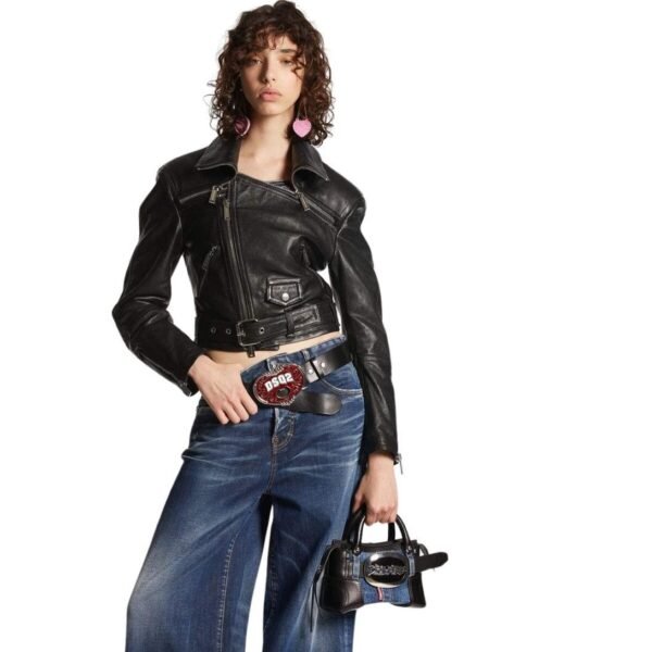 DSQUARED2 KIODO LEATHER JACKET - Image 3