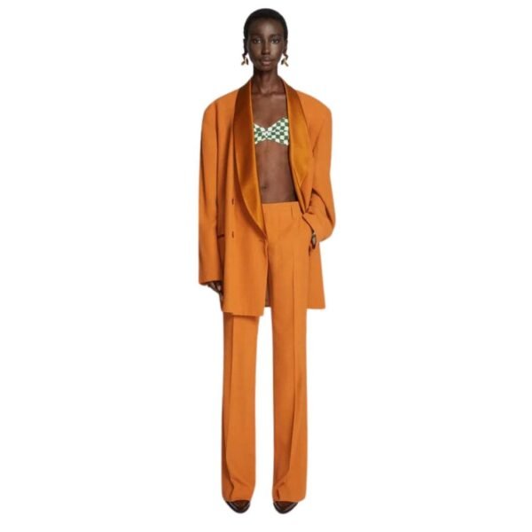 DRIES VAN NOTEN TUXEDO BLAZER LIGHT RUST - Image 5