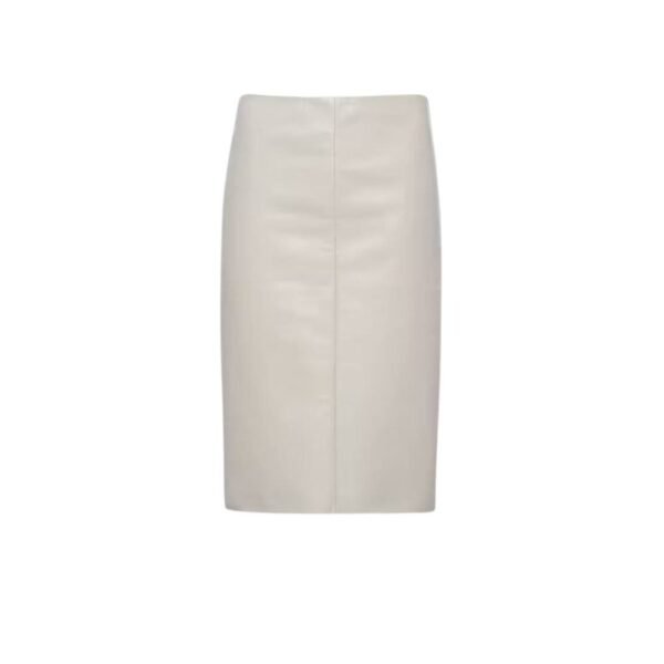 PRADA NAPPA LEATHER SKIRT