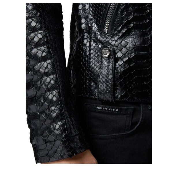 PHILIPP PLEIN LEATHER BIKER SLIM FIT LUXURY - Image 6