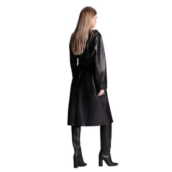 LOUIS VUITTON NAPPA LEATHER TRENCH COAT - Image 5