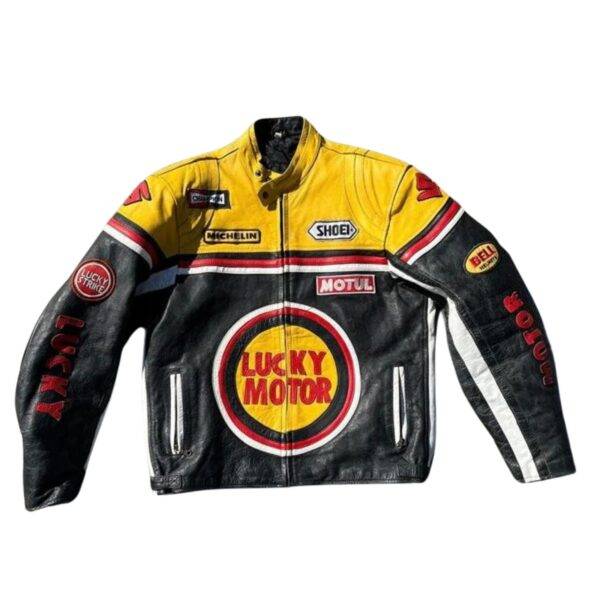 Lucky Strike Racing Leather Jacket