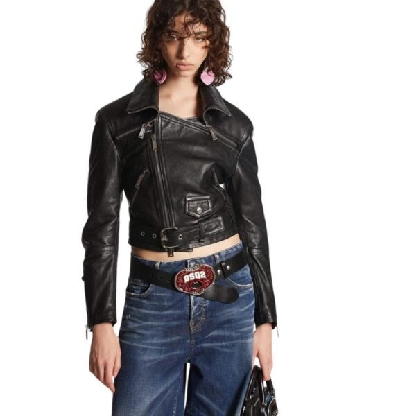 DSQUARED2 KIODO LEATHER JACKET - Image 5