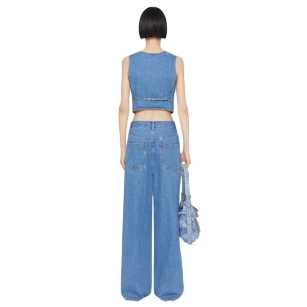 GIVENCHY VOYOU WAISTCOAT IN DENIM - Image 2