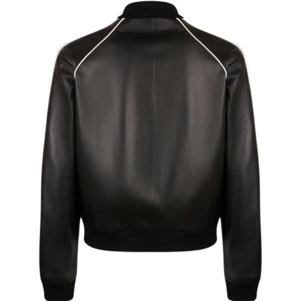 BALLY BOMBER IN BLACK LEATHER - Image 2