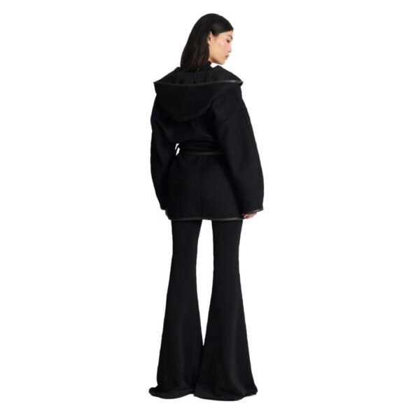 BALMAIN BELTED WOOL COAT - Image 2