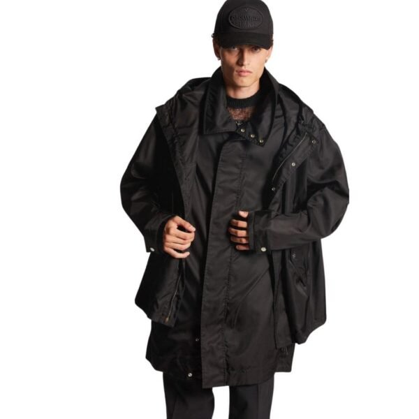 DSQUARED2 BLACK PARKA - Image 8