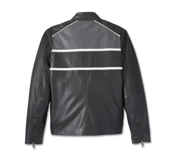 HARLEY DAVIDSON MEN'S FACTORY LEATHER JACKET - Image 2