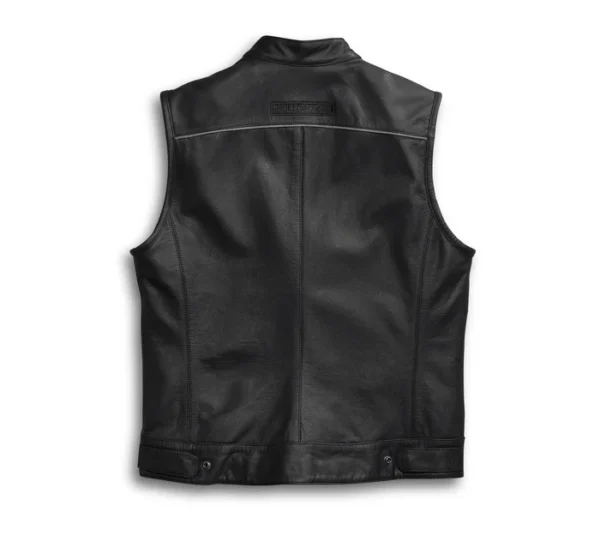 MEN'S FOSTER LEATHER VEST - Image 2