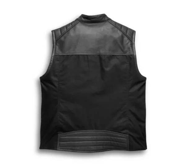 Men's Synthesis Pocket System Leather/Textile Vest - Image 2