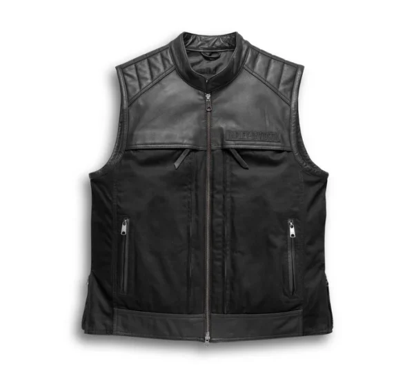 Men's Synthesis Pocket System Leather/Textile Vest