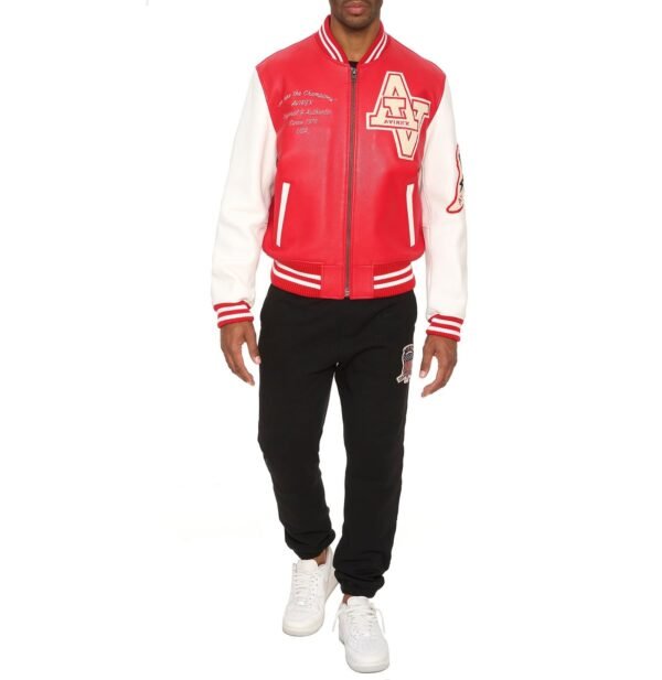 AVIREX WILD CAT VARSITY Leather Jacket - Image 8