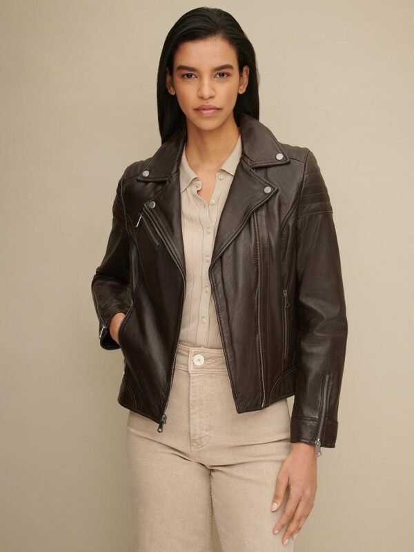 Leather Moto Jacket - Image 5