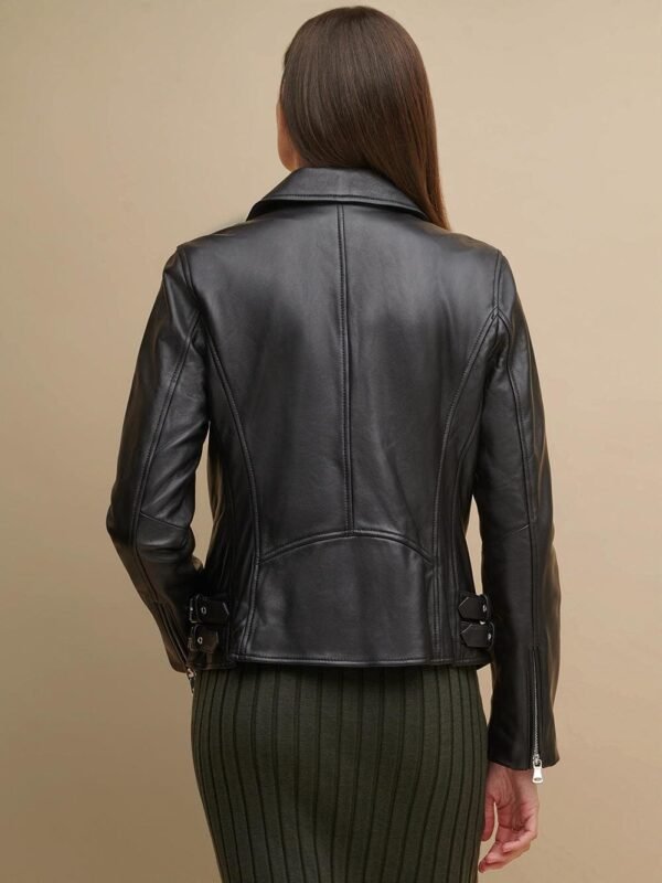 CLEO ASYMMETRICAL RIDER JACKET - Image 6