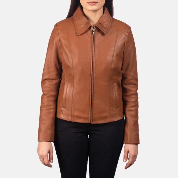 Colette Leather Jacket - Image 8