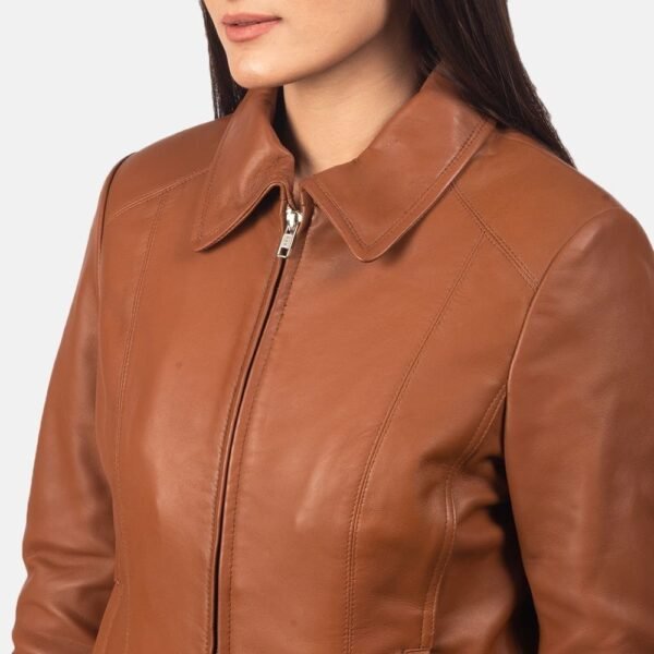 Colette Leather Jacket - Image 10