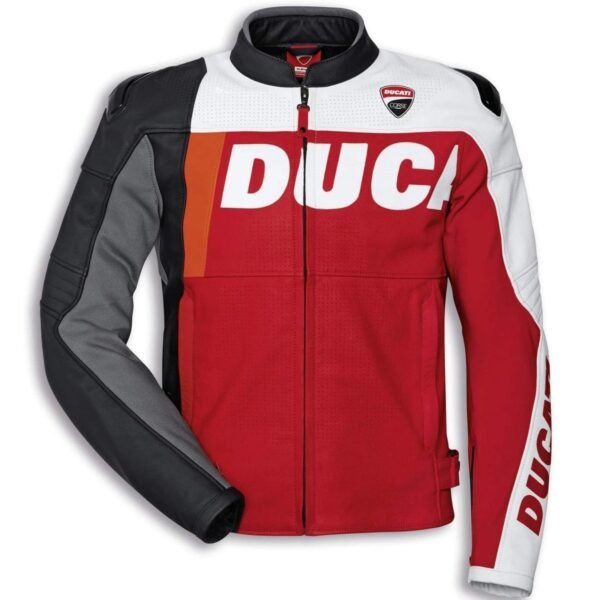 DUCATI C2 MOTORCYCLE RACING LEATHER JACKET