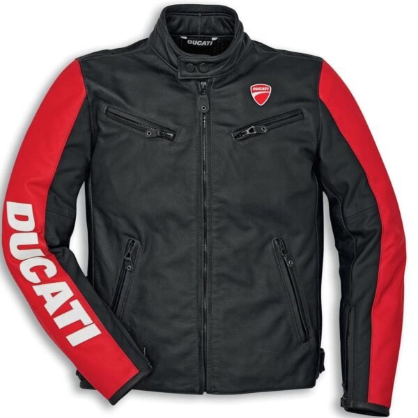 DUCATI C3 MOTORCYCLE RACING LEATHER JACKET