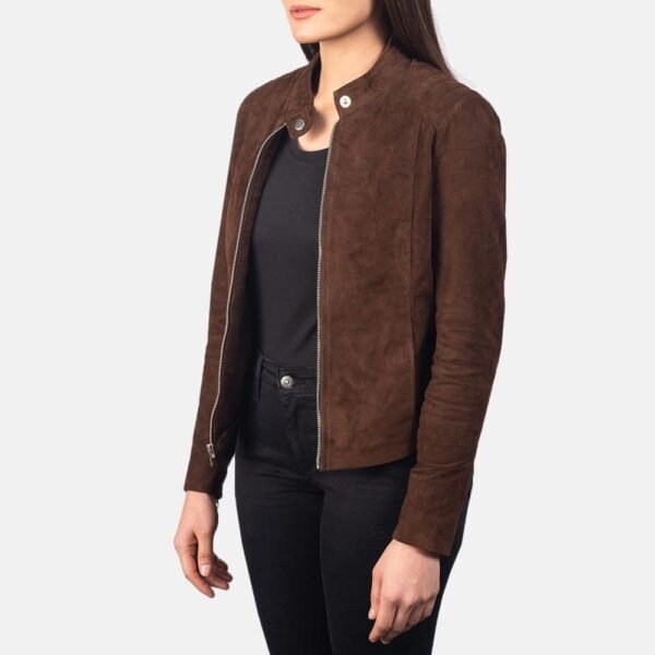 Kelsee  Leather Biker Jacket - Image 6