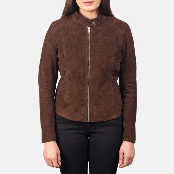 Kelsee  Leather Biker Jacket - Image 3