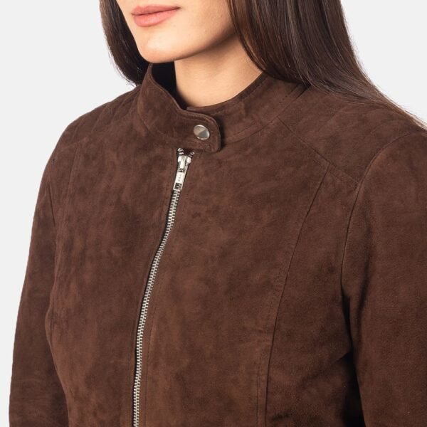 Kelsee  Leather Biker Jacket - Image 5