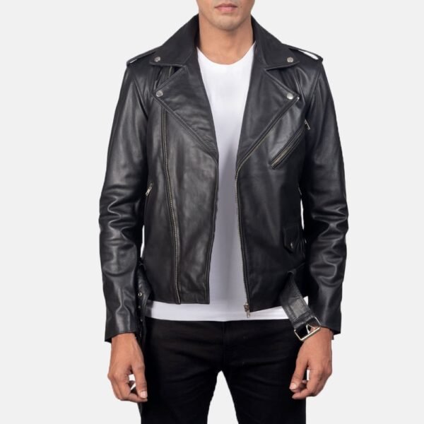 Biker Leather Jacket Men