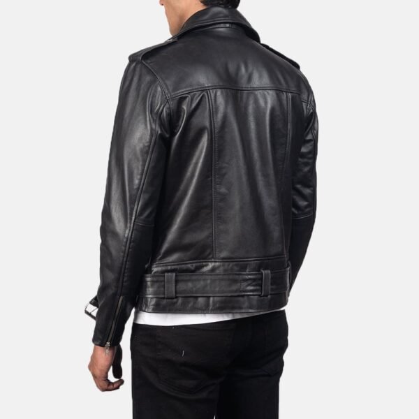 Biker Leather Jacket Men - Image 2