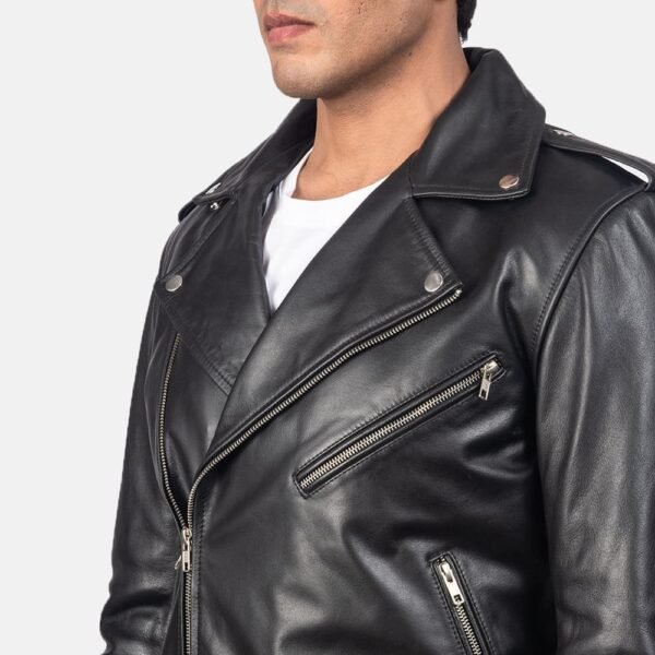 Biker Leather Jacket Men - Image 5