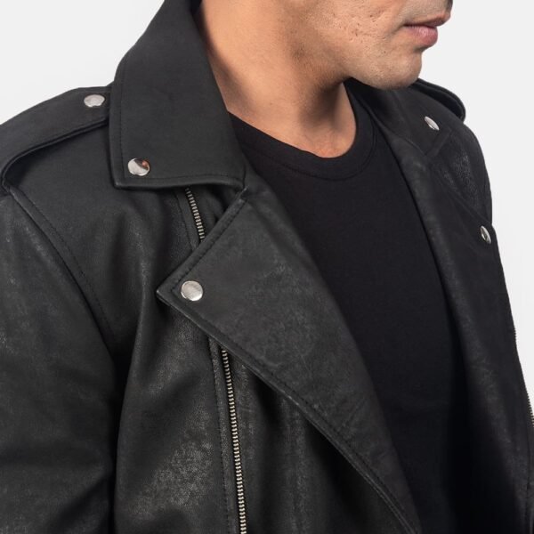 Biker Leather Jacket Men - Image 23