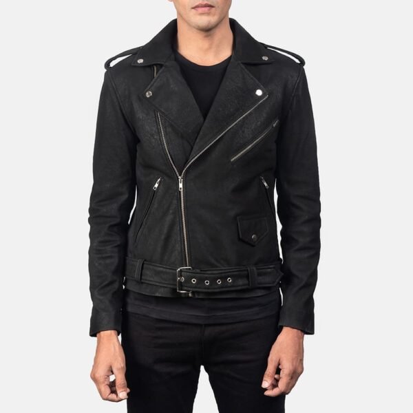 Biker Leather Jacket Men - Image 24