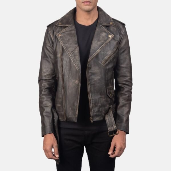 Biker Leather Jacket Men - Image 26