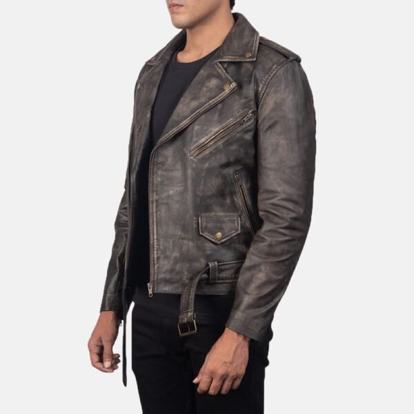 Biker Leather Jacket Men - Image 27